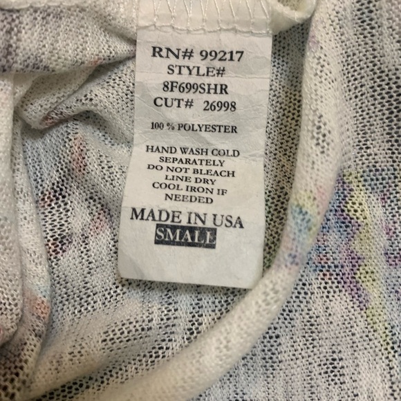 Moa Moa giraffe motif tank top, size S - Picture 3 of 5